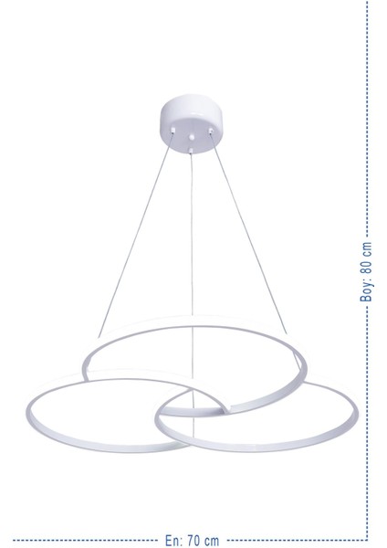 Neptün 110 W LED Modern Rgb Ledli