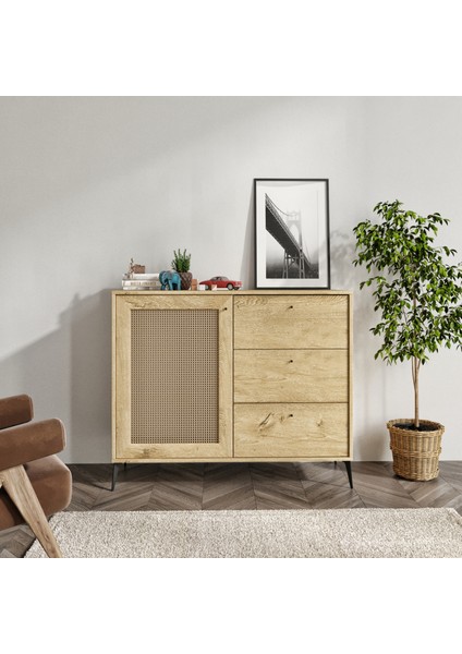 Mobilya Elmas 3 Çekmece 5 Bölmeli Konsol (120CM)