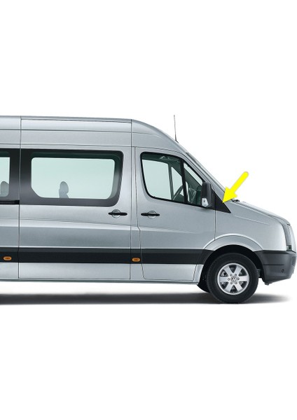 Vw Volkswagen Crafter 2006-2016 Sağ Dış Dikiz Aynası Ön Kapağı Üçgen 2E0857568