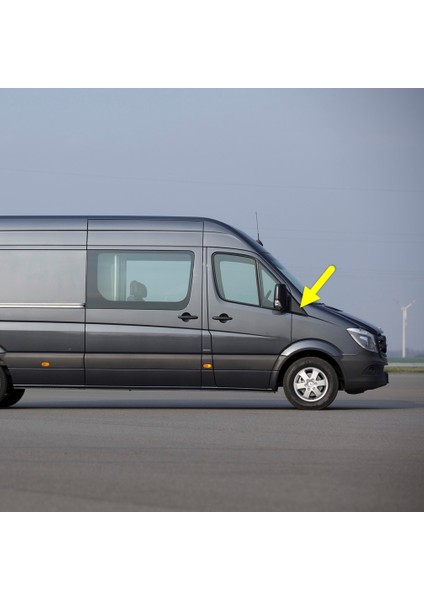 Mercedes Sprinter 2007-2016 Sağ Dış Dikiz Aynası Ön Kapağı Üçgen A9068110107