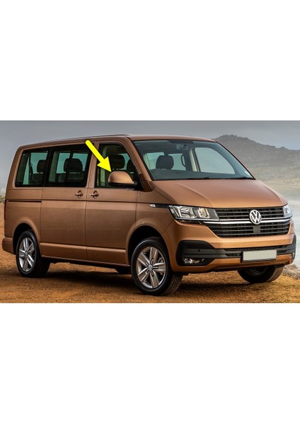 Vw Volkswagen Caravelle T6.5 2020-2022 Sağ Yan Dış Dikiz Aynası Üst Kapağı 7E1857528L