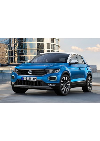 Vw Volkswagen T-Roc 2018-2023 Sağ Arka Yolcu Kapısı Cam Düğmesi Ucu Kromlu Beyaz Işık 5G0959855L