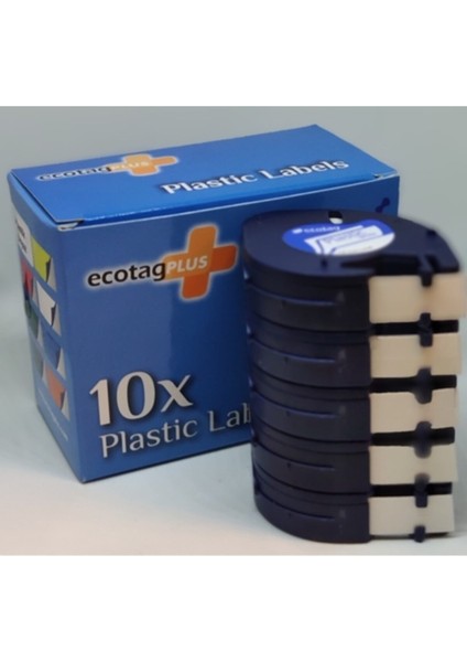 Letratag Muadili Thermal Plastik Şerit Etiket Şeffaf 10'lu Eco Paket