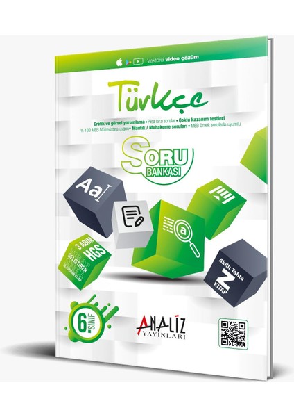 6.Sınıf Türkçe Soru Bankası 3 Adım HGS
