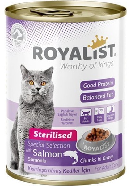 Somonlu Sterilised Kedi Konserve 400 gr x 12