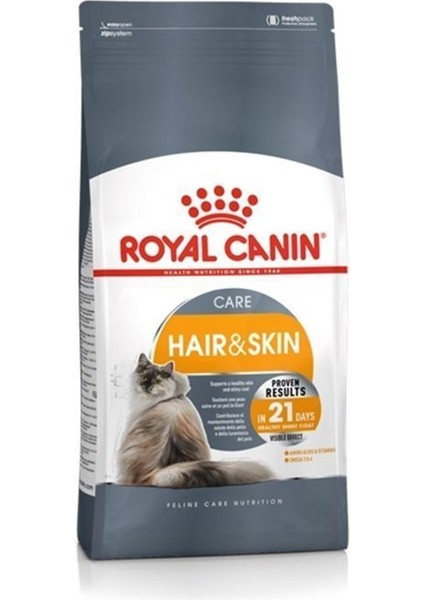 Hair Skin Care Yetişkin Kuru Kedi Maması 2 kg x 2 Adet