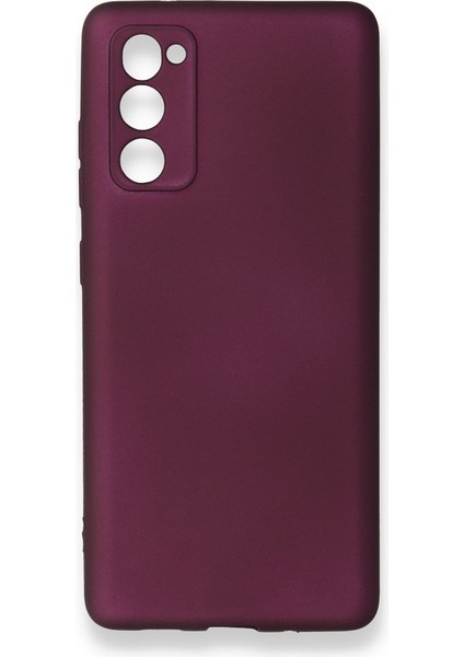 Apsuwa Samsung Galaxy S20 Fe Kılıf Ultra Elastik Silikon Rubber Premier Mürdüm