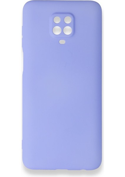 Xiaomi Redmi Note 9 Pro Kılıf Ultra Elastik Silikon Rubber Premier Lila