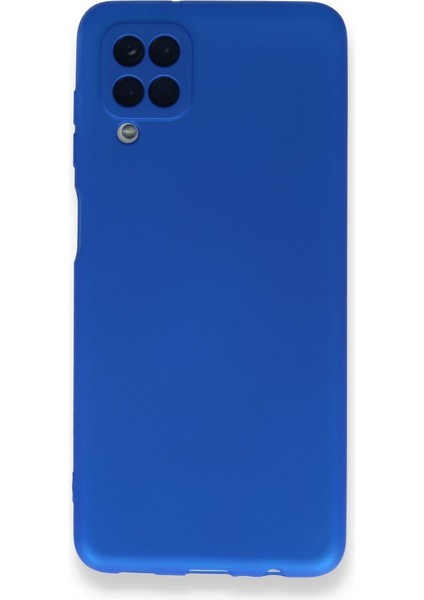 Apsuwa Samsung Galaxy M12 Kılıf Ultra Elastik Silikon Rubber Premier Mavi