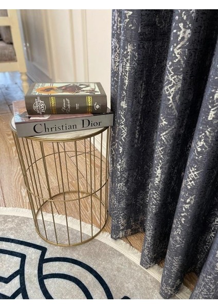 Jakar Zemin Elena Varaklı Desen 1/3 Sık Pile Fon Perde fiyatları