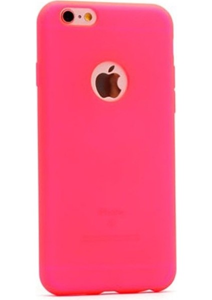 Apple iPhone 6 6s Kılıf Premier Silikon Esnek Silikon Pembe