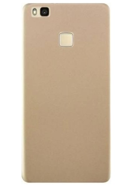 Huawei P9 Lite Kılıf Premier Silikon Kılıf Esnek Kılıf Mat Kılıf Gold