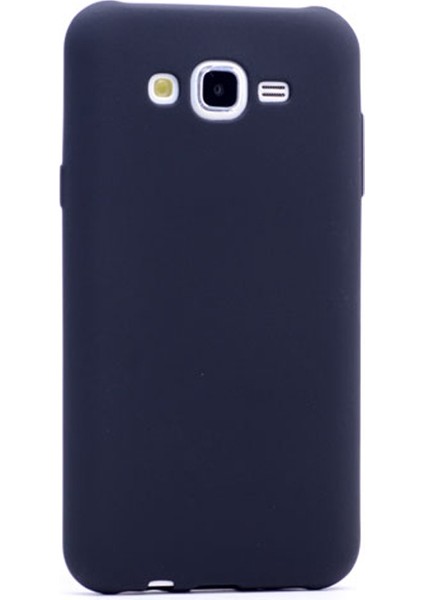 Samsung Galaxy J7 Core Kılıf Premier Silikon Kılıf+Nano Glass Koruyucu Siyah