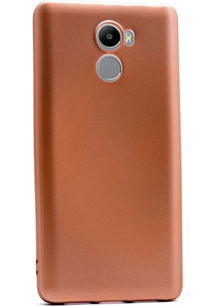 Xiaomi Redmi 4 Kılıf Premier Silikon Kılıf Gold