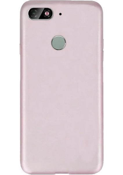 General Mobile Gm8 Go Kılıf Premier Silikon Kılıf+Nano Glass Bronz