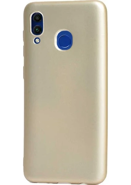 Apsuwa Huawei  Honor 8c Kılıf Premier Silikon Esnek Arka Koruma Gold