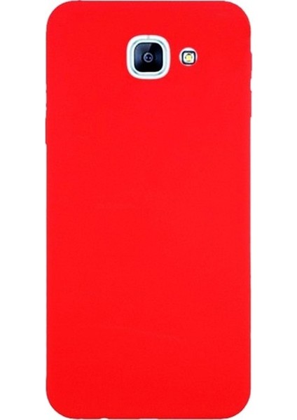 Samsung Galaxy A3 2017 Kılıf Premier Silikon Kılıf+Nano Glass Kırmızı