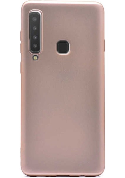 Samsung Galaxy A9 2018 Kılıf Premier Silikon Arka Koruma Gold
