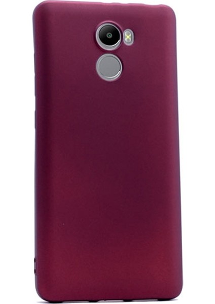 Apsuwa Xiaomi Redmi 4 Kılıf Premier Silikon Kılıf Mürdüm