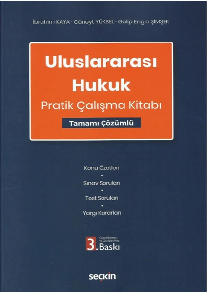 Uluslararası Hukuk Pratik Çalışma Kitabı Tamamı Çözümlü