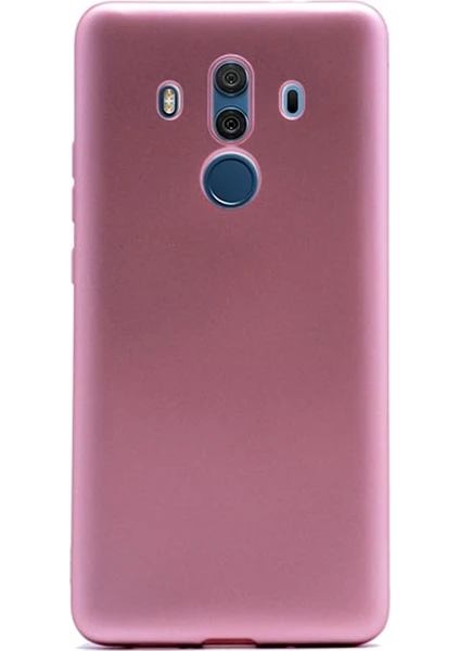  Apsuwa Huawei  Mate 10 Pro Kılıf Premier Silikon Kılıf Mat Kılıf Bronz