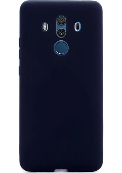  Apsuwa Huawei  Mate 10 Pro Kılıf Premier Silikon Kılıf Mat Kılıf Siyah