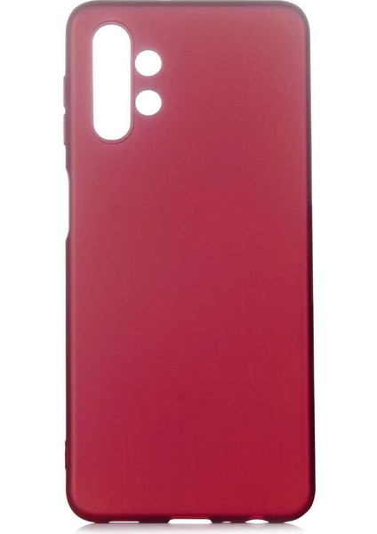 Apsuwa Samsung Galaxy A32 5g Kılıf Premier Silikon Mat Koruma+Nano Glass Mürdüm