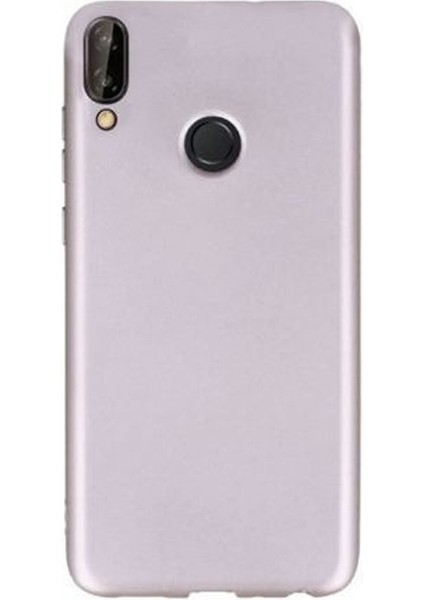 Apsuwa Samsung Galaxy A40 Kılıf Premier Silikon Esnek Koruma+Nano Glass Bronz