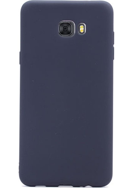 Samsung Galaxy C9 Pro Kılıf Premier Silikon+Nano Siyah