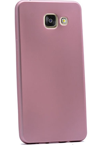 Samsung Galaxy A5 2016 Kılıf Premier Silikon Kılıf+Nano Glass Koruyucu Bronz