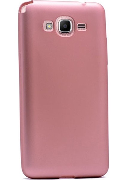 Samsung Galaxy Grand Prime Plus Kılıf Premier Silikon +Nano Glass Bronz
