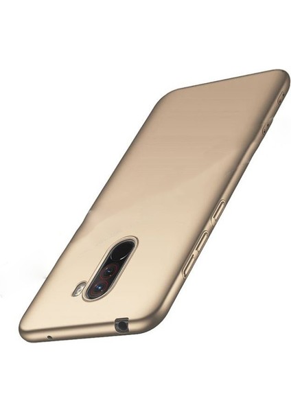 Xiaomi Pocophone F1 Kılıf Premier Silikon Gold