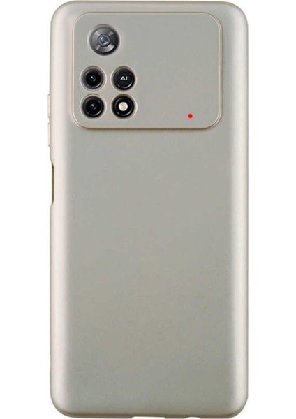 Apsuwa Xiaomi Poco X4 Pro 5g Kılıf Mat Lüx Kamera Korumalı Premier Mat Silikon Gold