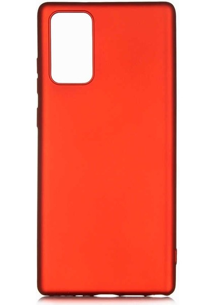 Samsung Galaxy S20 Fe Kılıf Premier Silikon + Full Kapatan Nano Kırmızı