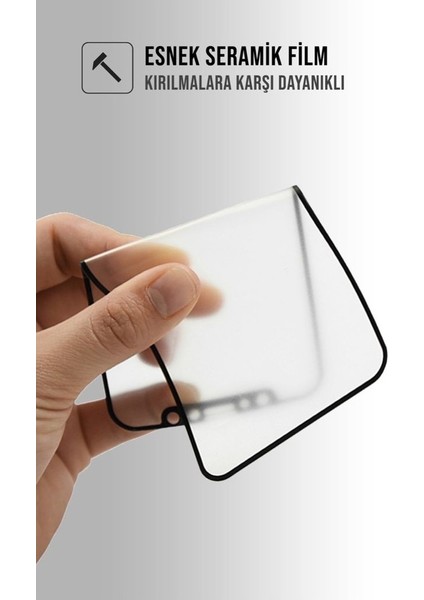 Apple iPhone 14 Plus Tam Kaplayan Mat Seramik Nano Esnek Ekran Koruyucu Cam