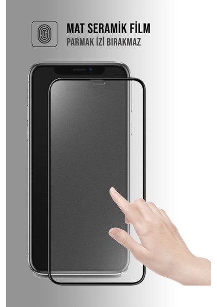 Apple iPhone 14 Plus Tam Kaplayan Mat Seramik Nano Esnek Ekran Koruyucu Cam