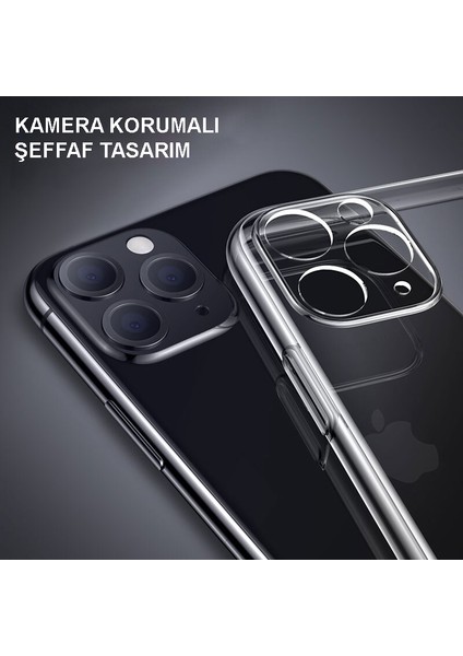 Caseart Xiaomi Poco M4 Pro 4g Kılıf Kamera Koruma Lüx Silikon Şeffaf Kapak