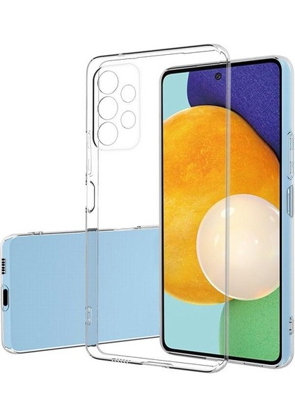Samsung Galaxy A53 5g Kılıf Kamera Koruma Lüx Silikon Şeffaf Kapak