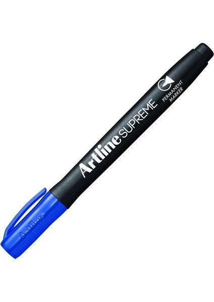 Supreme Permanent Markör Uç:1,0mm Mavi