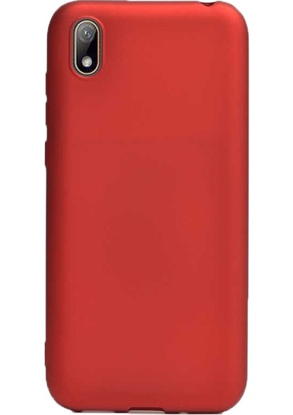 Apsuwa Huawei Y5 2019 Kılıf Premier Silikon Esnek Koruma+Nano Glass Kırmızı
