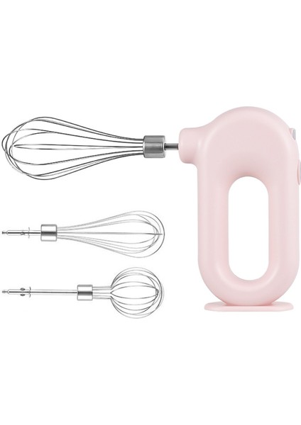 Xfamily Elektrikli 4 Hız Modlu Kablosuz Mikser Çırpıcı - Pembe (Yurt Dışından)