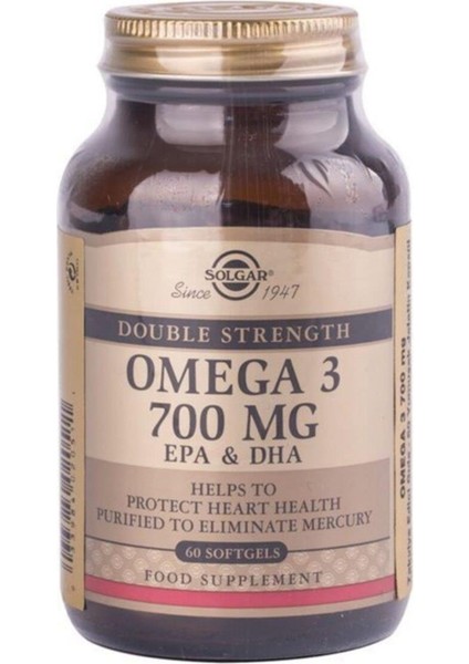 Omega 3 700 Mg 60 Yumuşak Jelatinli Kapsül