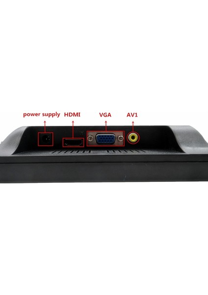 LCD Monitör 10.1 Inc  HDMI + VGA + Av + Cctv Araç Monitör