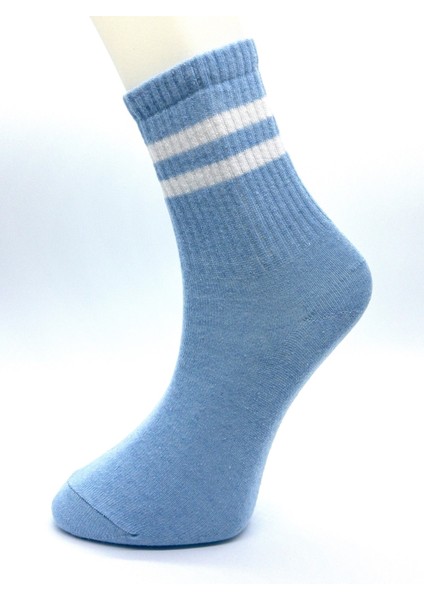 12 Çift Renkli Bayan Tenis Çorabı indirimleri