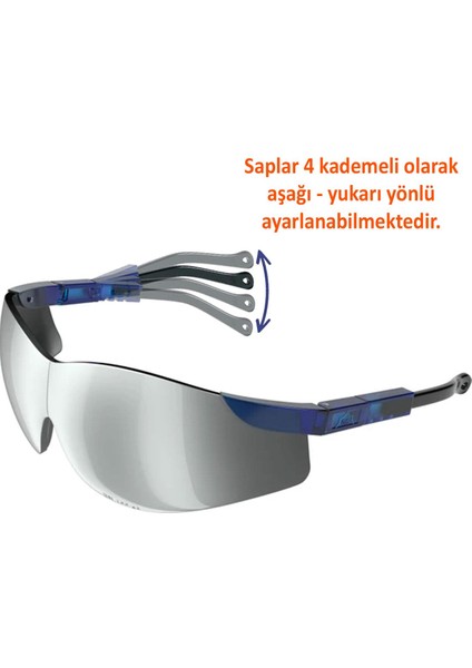 S800 Iş Güvenlik Gözlüğü Antifog Buğulanmaz 4 Hareketli Koruyucu Gözlük Gümüş fiyatları