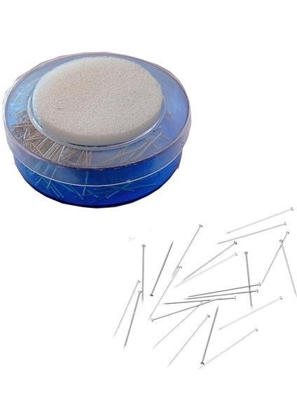 100 Adet Kutulu Toplu Iğne Süngerli