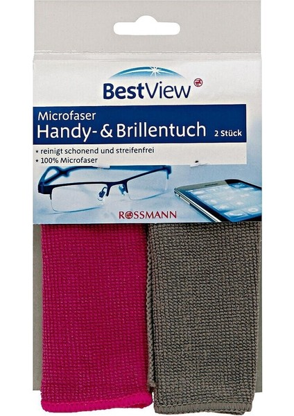 Mikrofiber Gözlük ve Telefon Temizleme Bezi 2 Adet