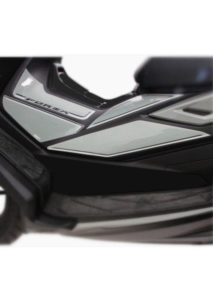Honda Forza 250 2018-2025 Uyumlu Yan Alt Ayak Pad Siyah
