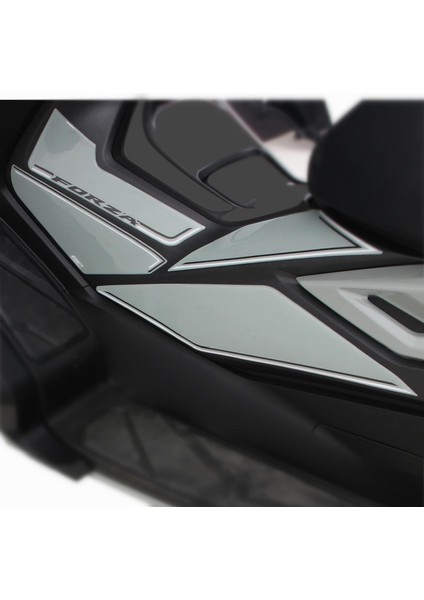 Honda Forza 250 2018-2025 Uyumlu Yan Alt Ayak Pad Siyah