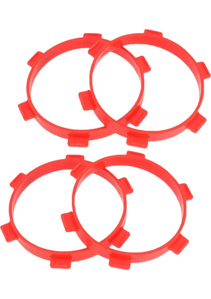 Adet Kauçuk Lastik Montaj Tutkal Bantları Çapı 85MM Rc Parçaları İçin 1/8 Buggy 1/10 Kısa Ders Kamyon Aksesuarları Araçları Kırmızı (Yurt Dışından)